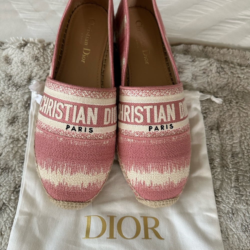NOT FOR SALE Dior Pink Espadrilles